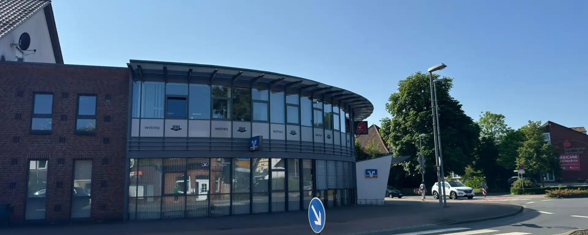 Das Gebäude von wetreu in Scheeßel