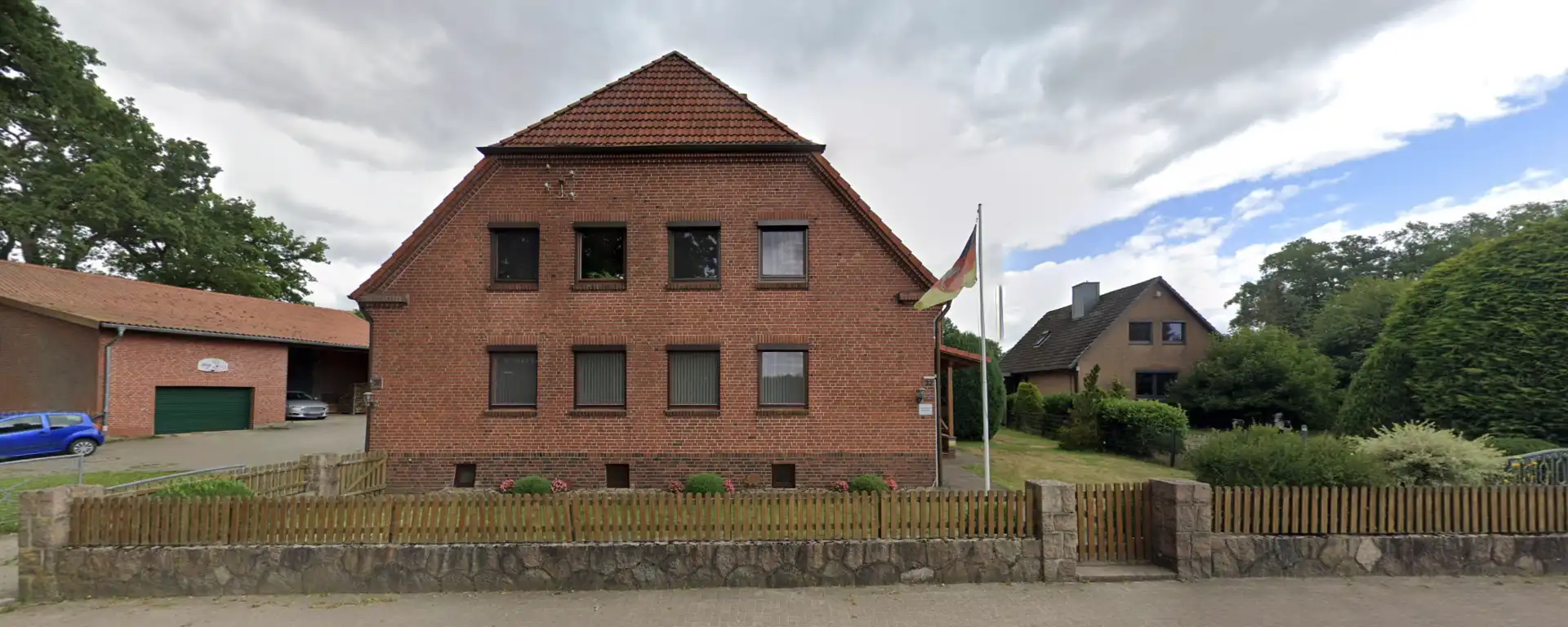 Das gebäude von wetreu in Schätzendorf